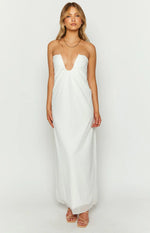 Braelyn White Strapless Maxi Dress - US 18 | Beginning Boutique Exclusive Braelyn White Strapless Maxi Dress - US 18 | Beginning Boutique Exclusive