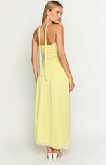 Brayan Yellow Maxi Dress