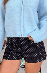 Brynn Black Polka Dot Shorts Image