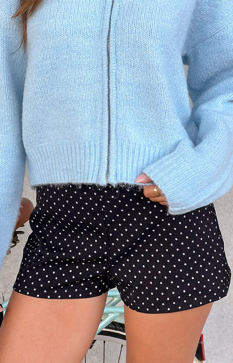 Brynn Black Polka Dot Shorts | Beginning Boutique US