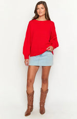 Chapman Red Sweater