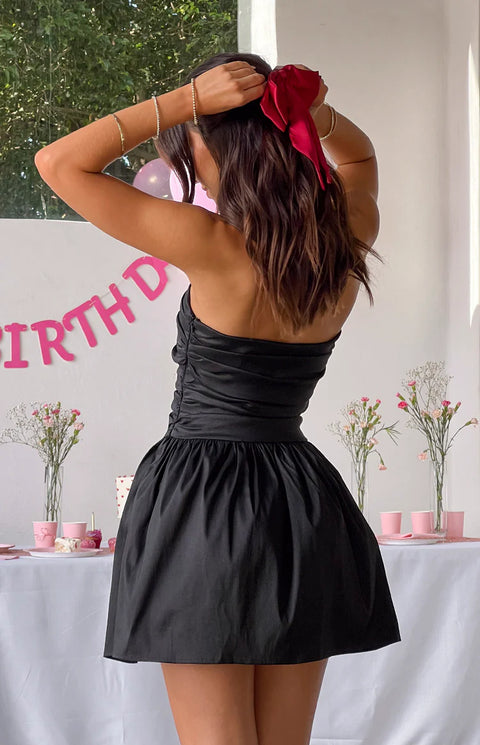 it's all about me strapless diamante mini dress black Call On Me Black Strapless Mini Dress