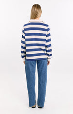 Carey Blue Striped Jersey Image