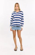 Carey Blue Striped Jersey