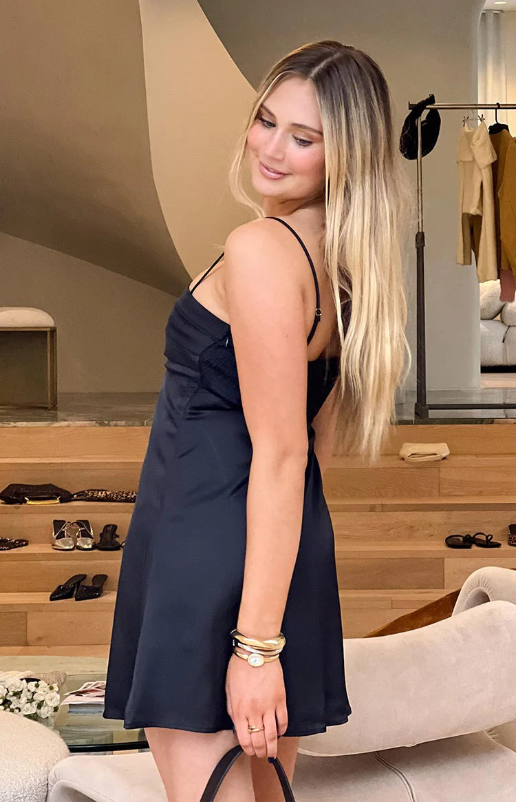 Chantell Black Mini Dress - US 0 | Beginning Boutique Exclusive Chantell Black Mini Dress - US 0 | Beginning Boutique Exclusive