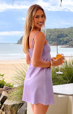 Chantell Lilac Mini Dress Image