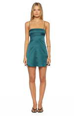 Chantell Teal Mini Dress Image