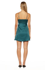 Chantell Teal Mini Dress Image