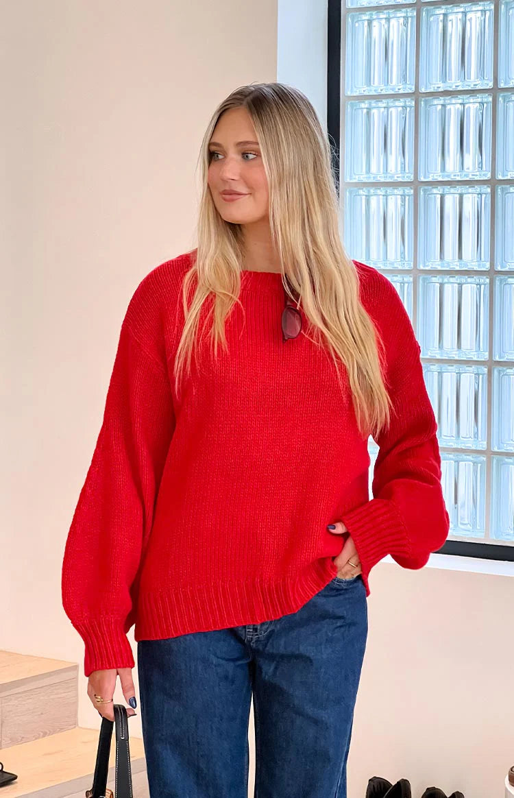 Chapman Red Sweater