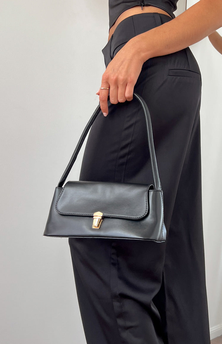 Clara Black Shoulder Bag Image