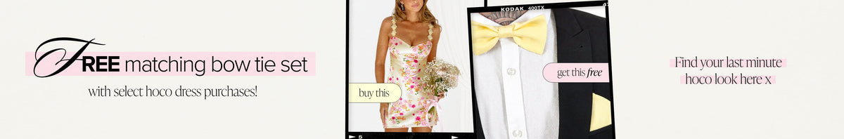 Homecoming Dresses Collection Banner