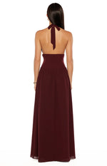 Cosette Burgundy Maxi Dress