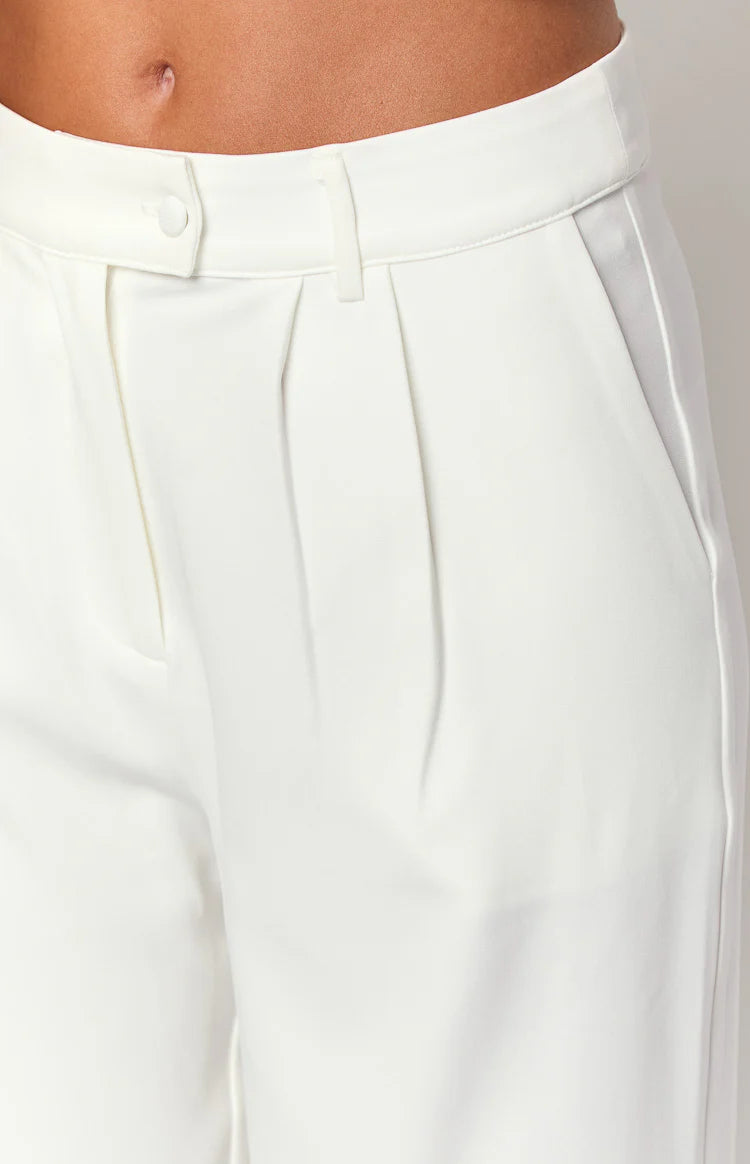 Dien White Tailored Pants
