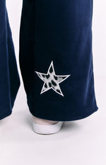 Dania Navy Leopard Star Track Pants Image