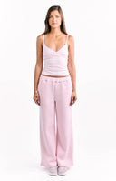 Dania Pink Burgundy Star Track Pants