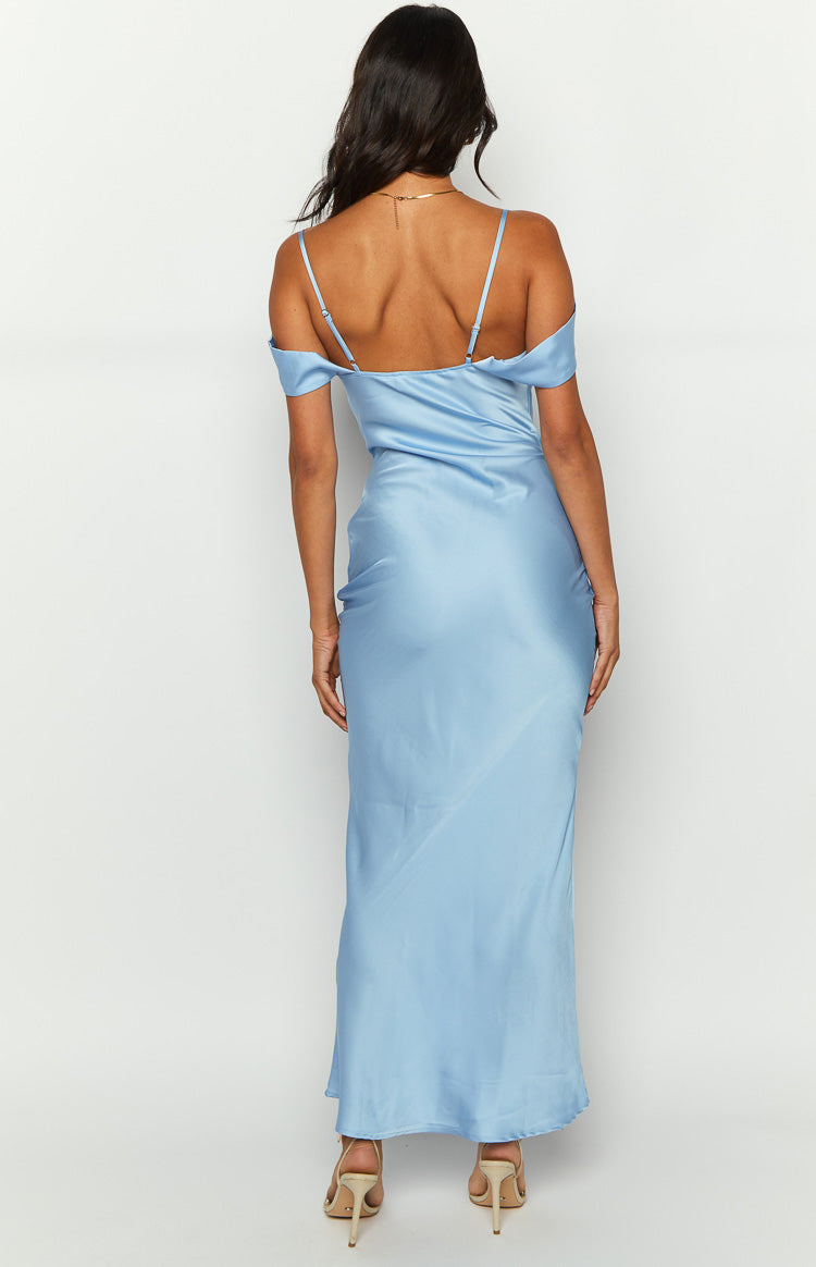 Darby Light Blue Maxi Formal Dress - US 6 | Beginning Boutique Exclusive Darby Light Blue Maxi Formal Dress - US 6 | Beginning Boutique Exclusive