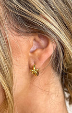 Darling Gold Bow Huggie Earrings (FREE over $90) Image