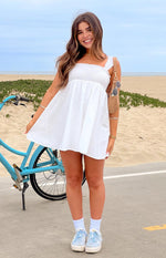 Dekoda White Cap Sleeve Mini Dress Image