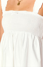 Dekoda White Cap Sleeve Mini Dress Image