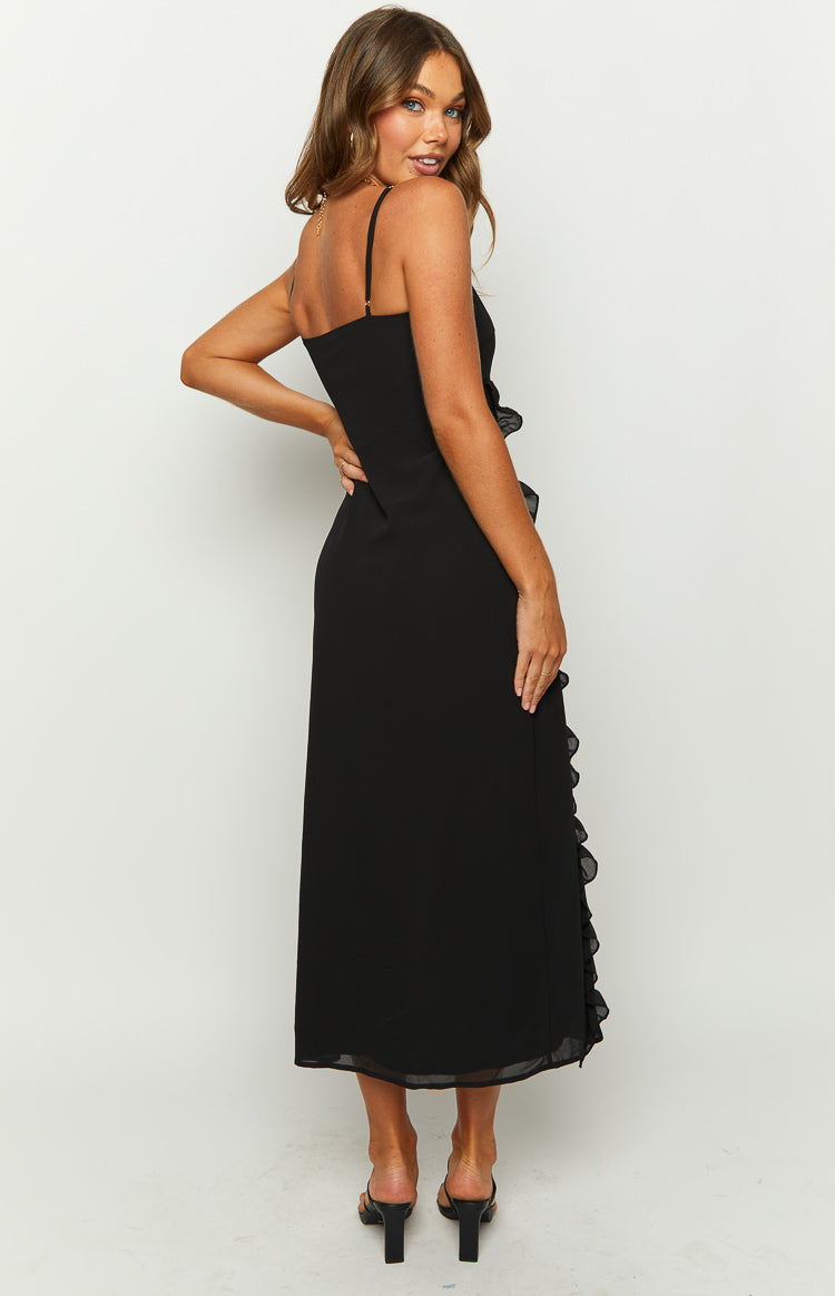 Dream On Black Maxi Dress - US 10 | Beginning Boutique Exclusive Dream On Black Maxi Dress - US 10 | Beginning Boutique Exclusive