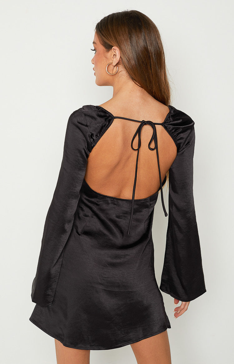 Marienne Black Mini Dress - US 18 | Beginning Boutique exclusive Marienne Black Mini Dress - US 18 | Beginning Boutique exclusive