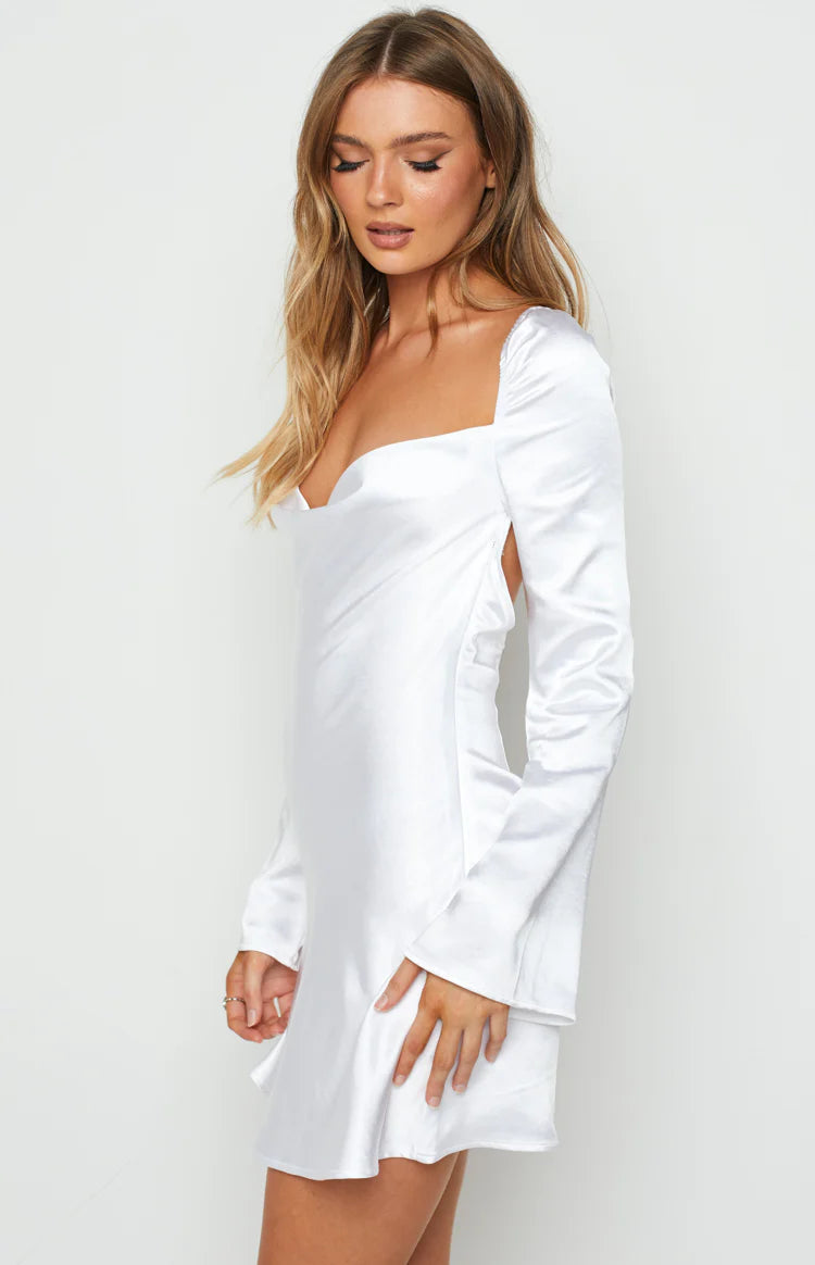 marienne white sequin mini dress Marienne White Sequin Mini Dress - 14