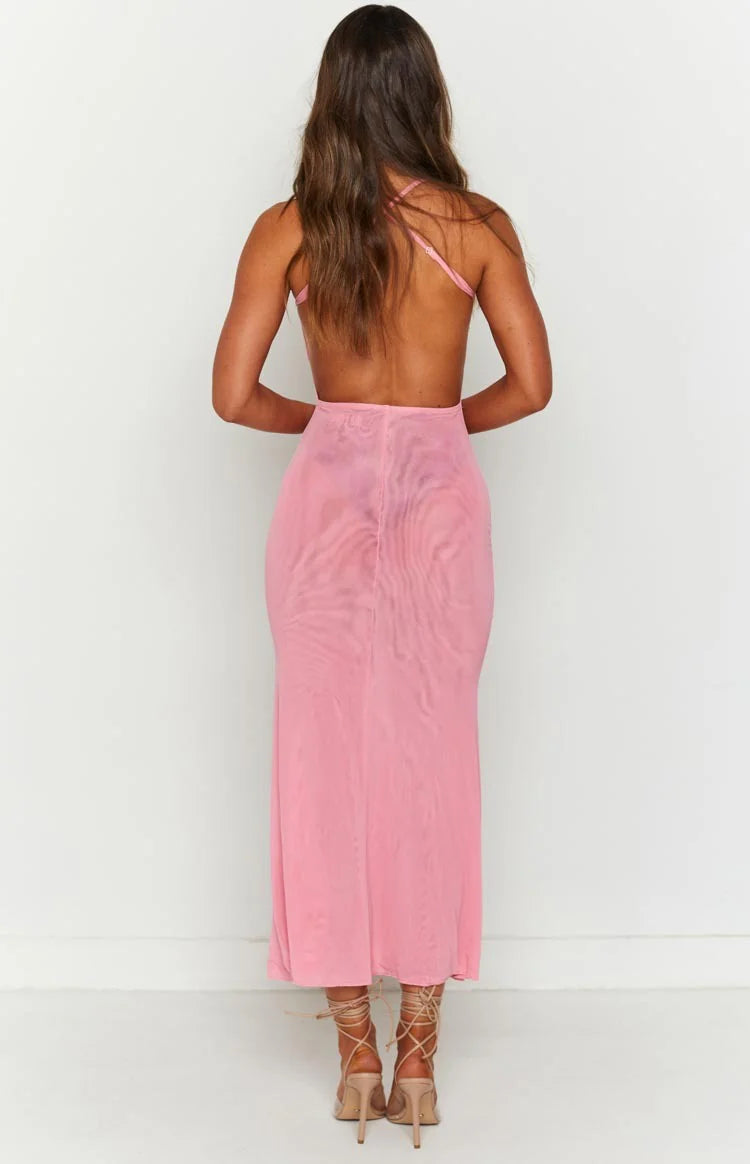 elysium pink maxi dress Beginning Boutique Soft Pink Maxi Dress Elysium Pink Maxi Dress