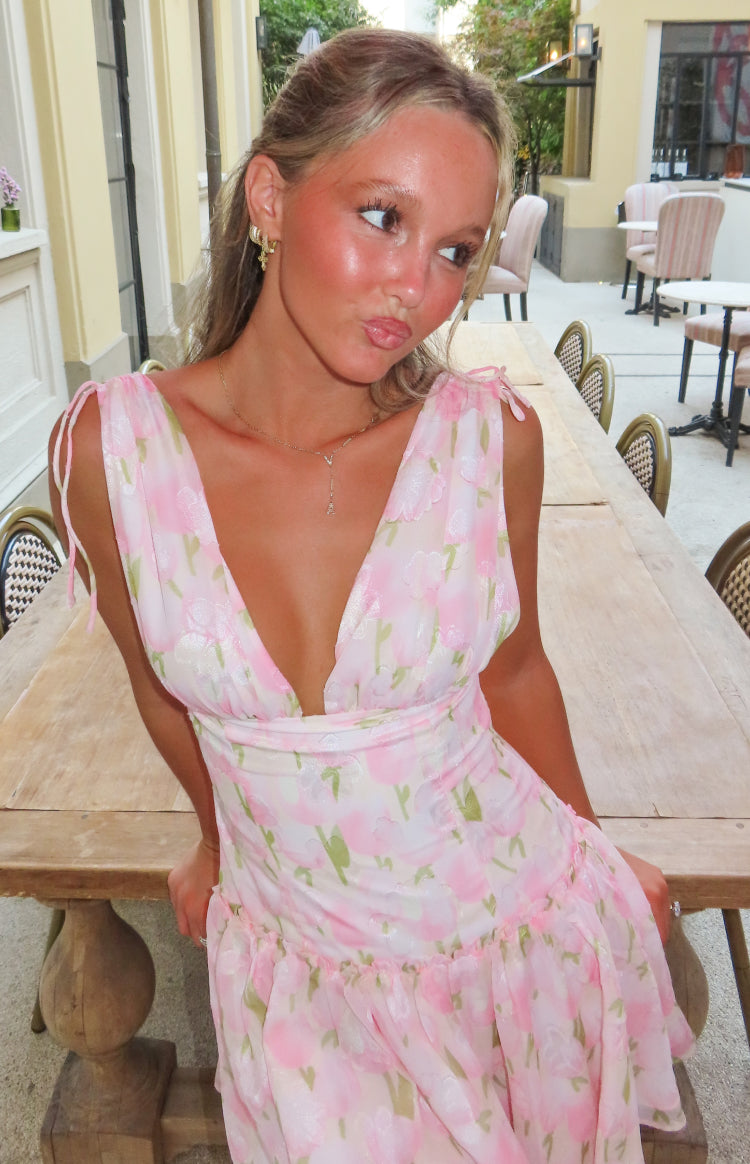 camouflage halter dress Vaklina Mini in Blurry Camo Khaki , Neck portland oregon fashion main image 1