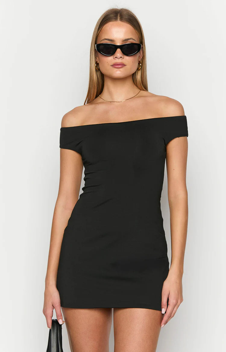 Eira Black Mini Dress - US 10