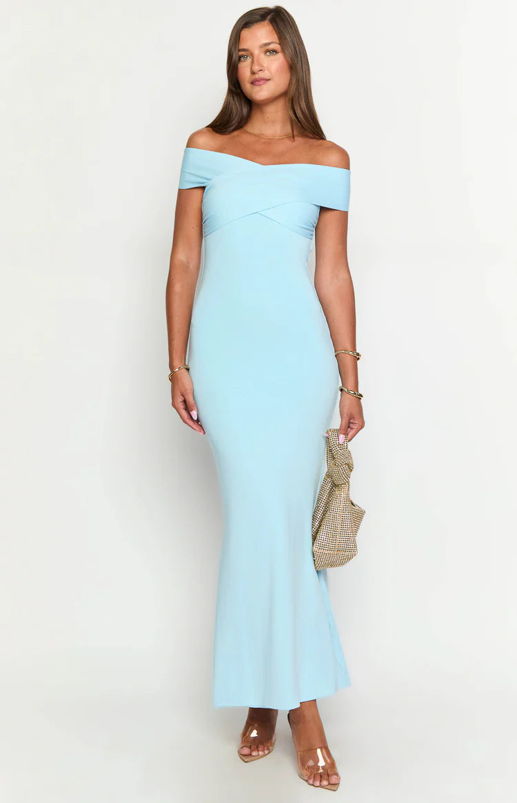 Elizza Blue Maxi Dress - 12