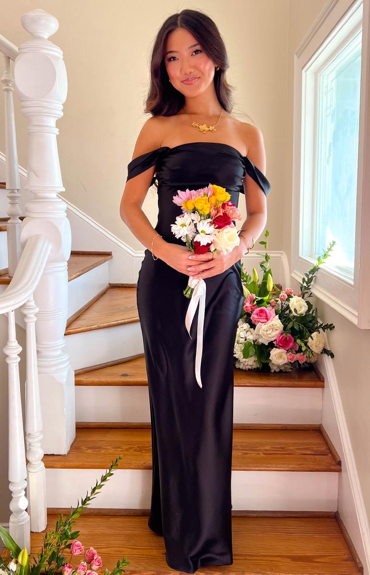 off the shoulder prom dress black Beaded Corset Long Ball Gown by LaDivine CD0198 creating a show Black Off Shoulder Sweetheart Tulle