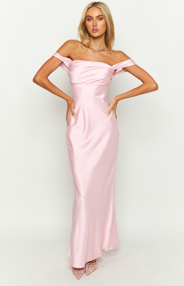 Women's small cap sleeve royal bodice evening gown with light pink long  tulle skirt