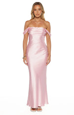 Ella Light Pink Off Shoulder Prom Dress | Beginning Boutique US Ella Light Pink Off Shoulder Prom Dress | Beginning Boutique US