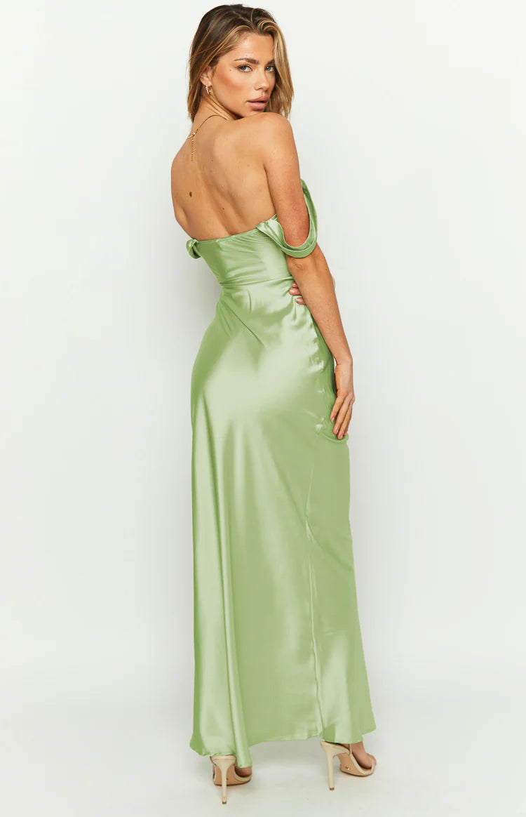 Ella Sage Off Shoulder Formal Maxi Dress - 18 | Beginning Boutique Exclusive Ella Sage Off Shoulder Formal Maxi Dress - 18 | Beginning Boutique Exclusive