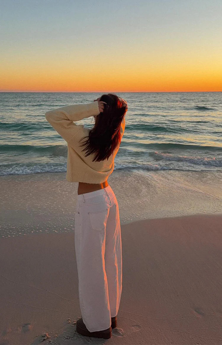 Ellia Butter Yellow Button Down Cardigan