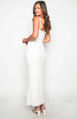 Elora White Lace Maxi Dress - US 14 | Beginning Boutique exclusive Elora White Lace Maxi Dress - US 14 | Beginning Boutique exclusive