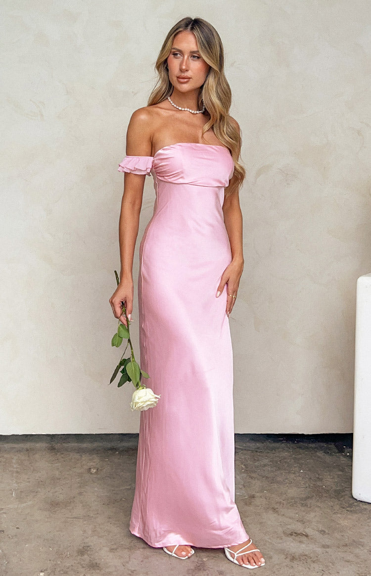 satin light pink dress KissProm Plunge Neck Mermaid Long Prom Dress, Blush Pink / 0 Say hello to dreamy elegance in our Zya Light Pink Satin Maxi Dress Elvira Pink Satin Formal Maxi
