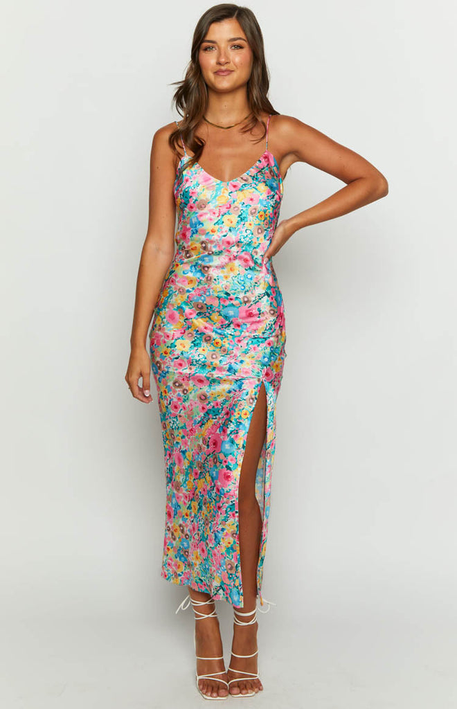 Eternal Monae Floral Formal Maxi Dress – Beginning Boutique US
