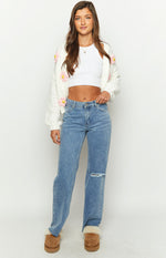 Faded Favourite Mid Wash Denim Mid Waist Jeans Image