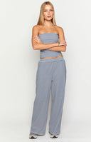 Flo Navy Stripe Wide Leg Pants