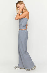 Flo Navy Stripe Wide Leg Pants