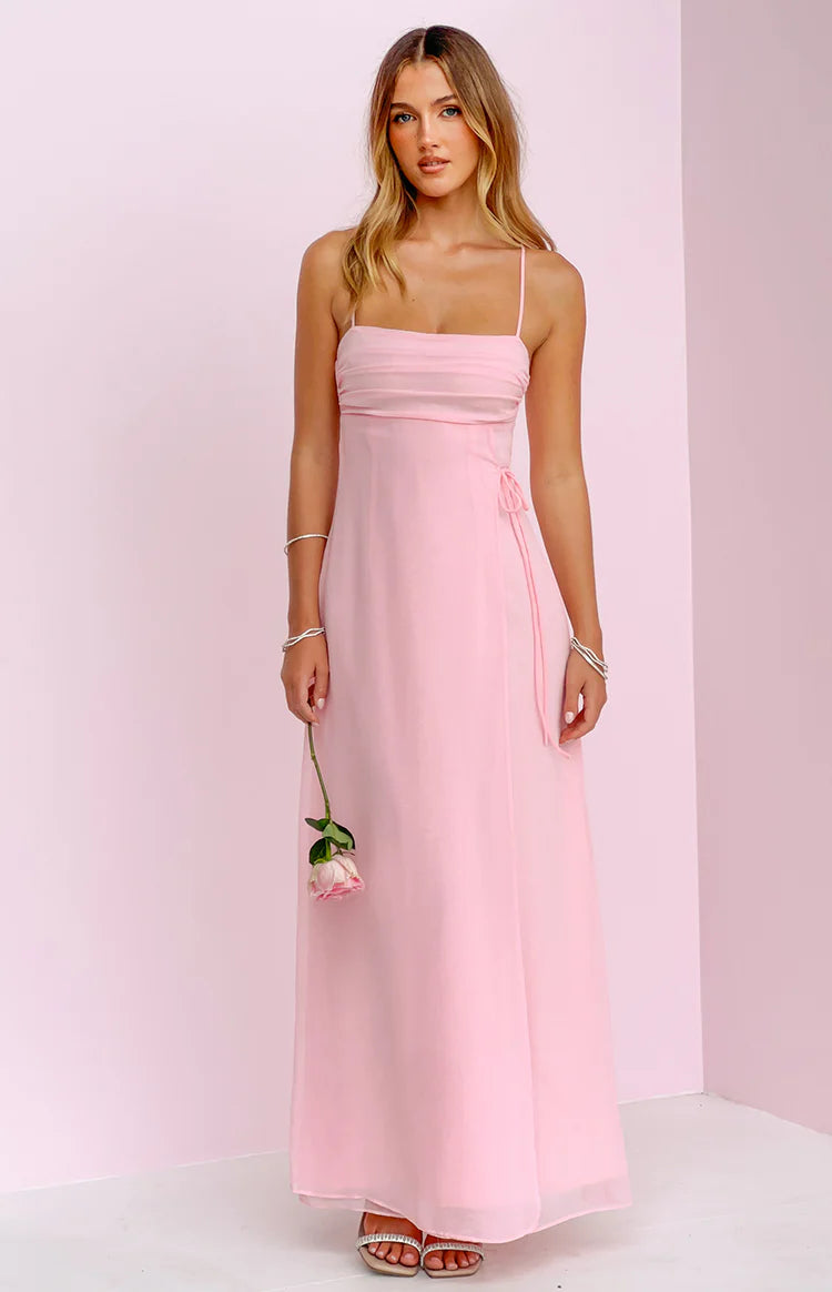 Flossie Pink Sleeveless Prom Dress - US 16 | Beginning Boutique Exclusive Flossie Pink Sleeveless Prom Dress - US 16 | Beginning Boutique Exclusive