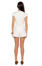 Floyd White Tie Shorts Image