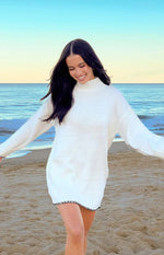 Flynn Cream Sweater Dress