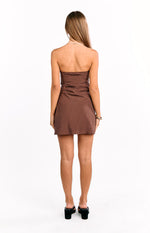 Frankie Brown Mini Dress Image