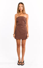 Frankie Brown Mini Dress Image