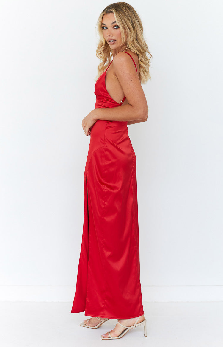Freesia Red Formal Maxi Dress - US 2 | Beginning Boutique exclusive Freesia Red Formal Maxi Dress - US 2 | Beginning Boutique exclusive