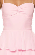 Georgie Pink Ruffle Prom Dress - PRE ORDER Image