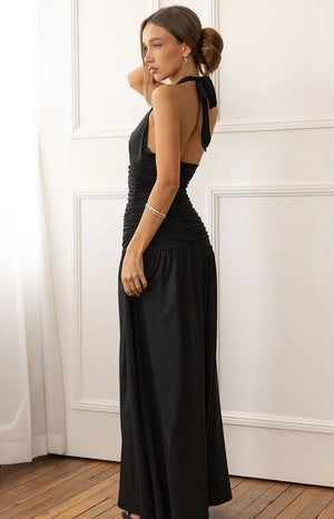 Gloria Black Maxi Dress