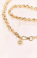 Gold Chain Clip Belt Image